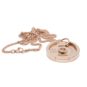 rose gold weight plate necklace