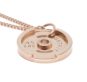 rose gold weight plate necklace